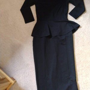 Inherit Clothing Co black midi dress
